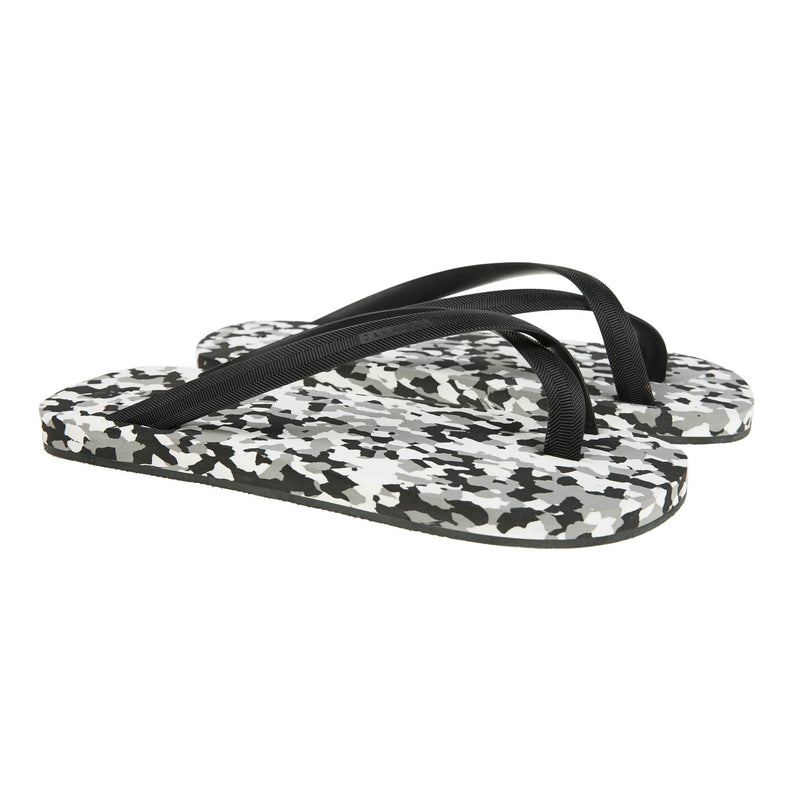 BICOLORED CROSS TOE FLIP-FLOP, CAMOUFLAGE