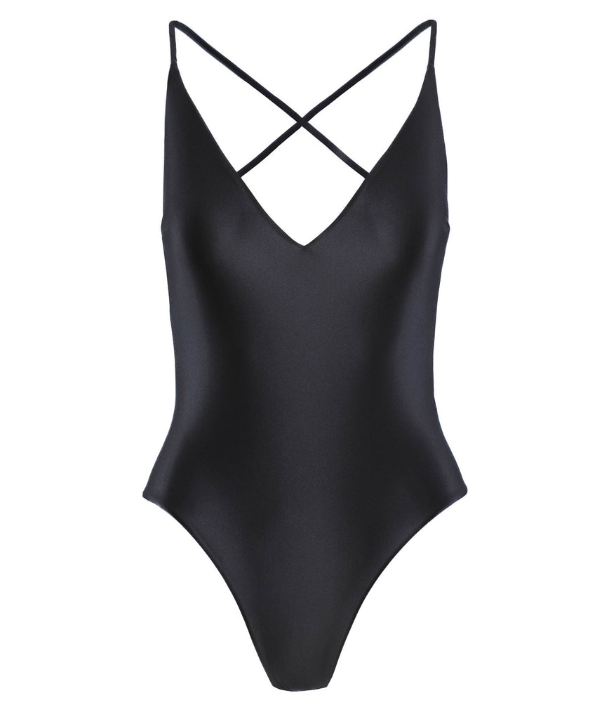 BLACK PATMOS SWIMSUIT