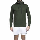 JERSEY LONG-SLEEVED T-SHIRT WITH POPLIN HOOD
