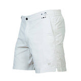 LIGHT GREY TAILORED MID-LENGTH SWIM SHORT