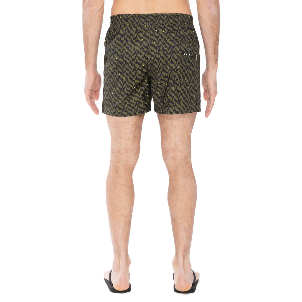 ELASTICATED MID-LENGTH SWIM BOXER
