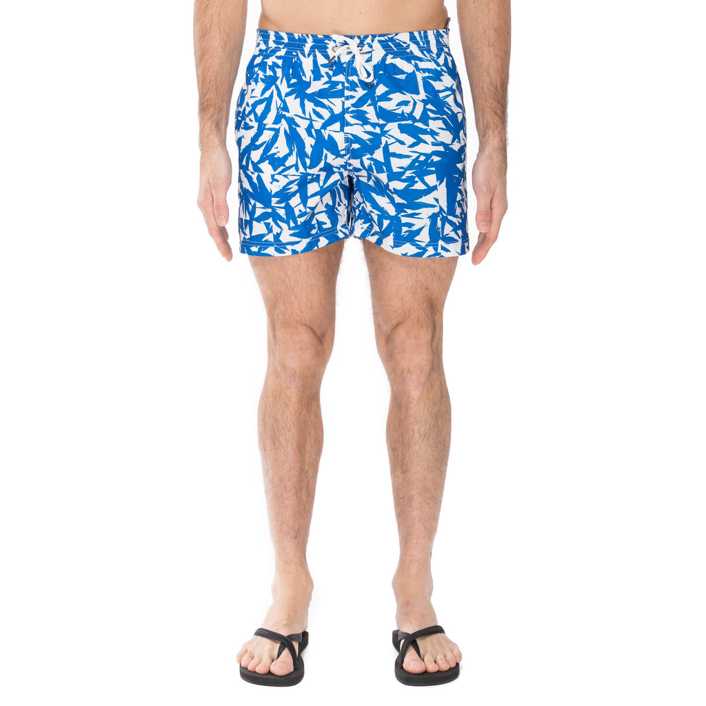 ELASTICATED MID-LENGTH SWIM BOXER