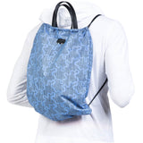 SMALL NYLON TOTE | BACK PACK WITH PRINT