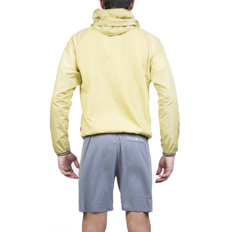 HOODED WIND BREAKER WITH RAGLAN SLEEVES