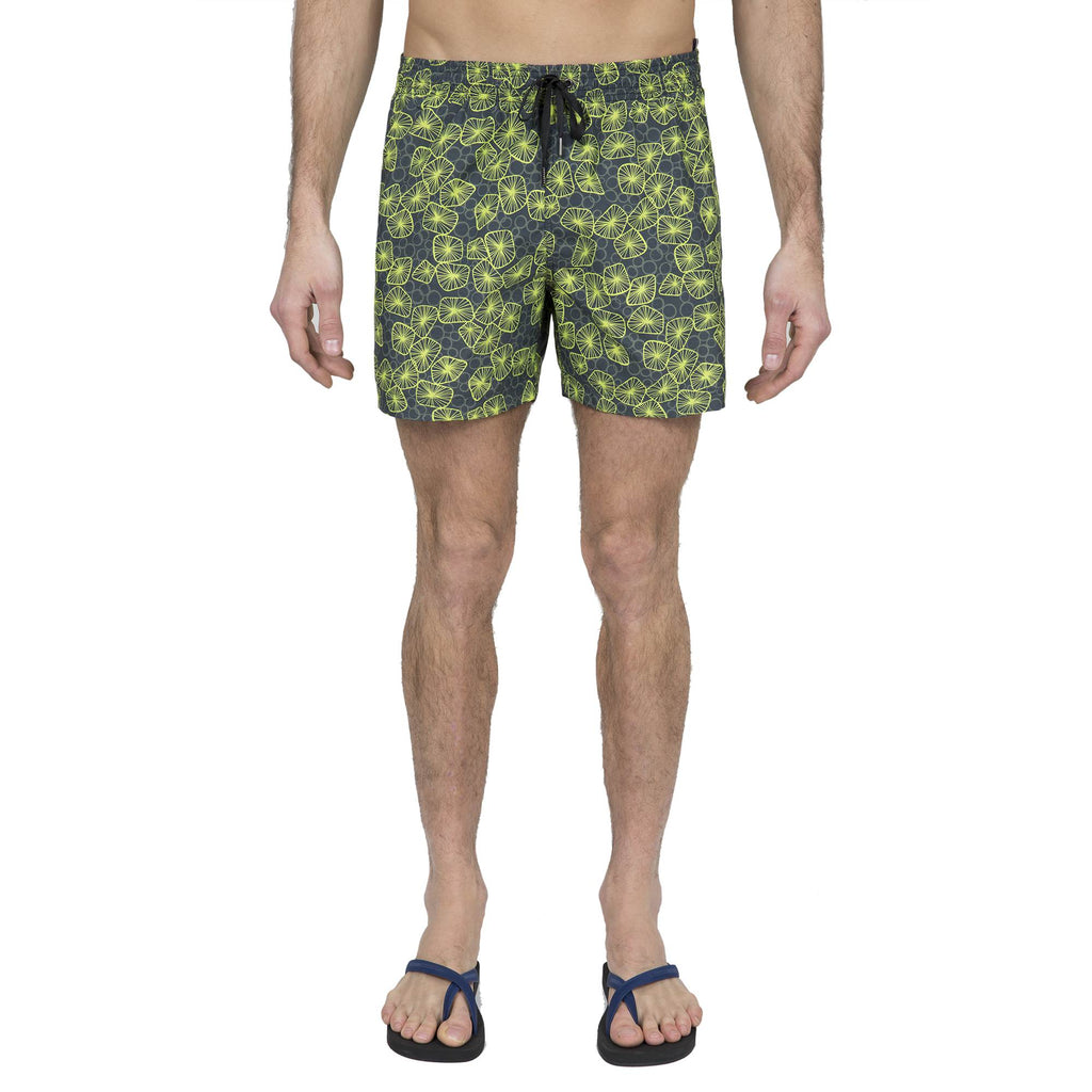 PRINTED ELASTICATED MID-LENGTH SWIM SHORT JELLYFISH MOTIF