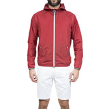 HOODED WIND BREAKER WITH RAGLAN SLEEVES