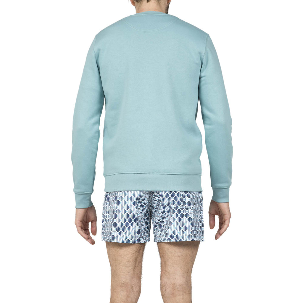 CREWNECK SWEATSHIRT WITH KOI EMBROIDERY