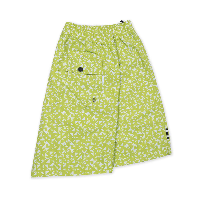 LEMON PRINT ELASTICATED MID-LENGTH SWIM SHORT