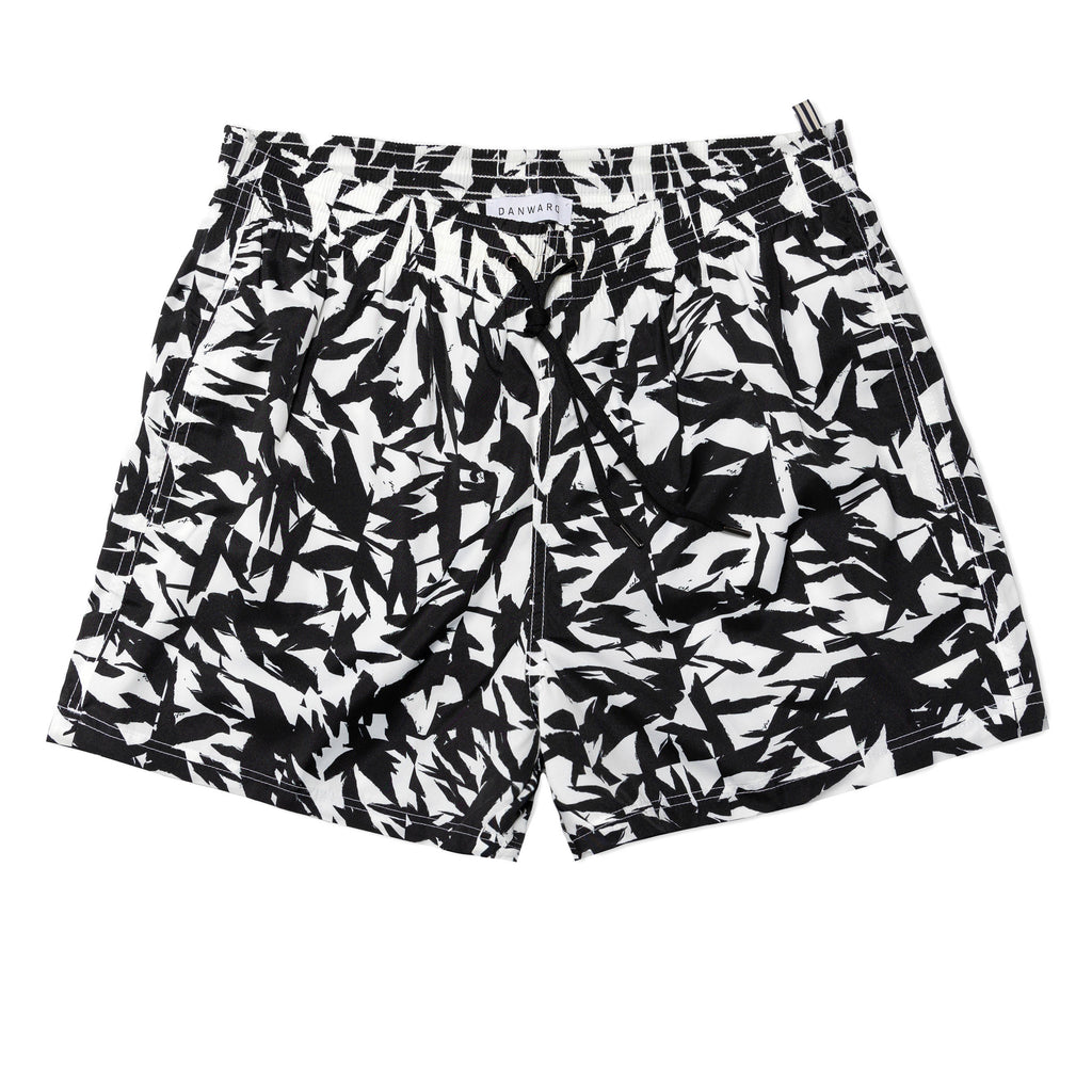 ELASTICATED MID-LENGTH SWIM BOXER