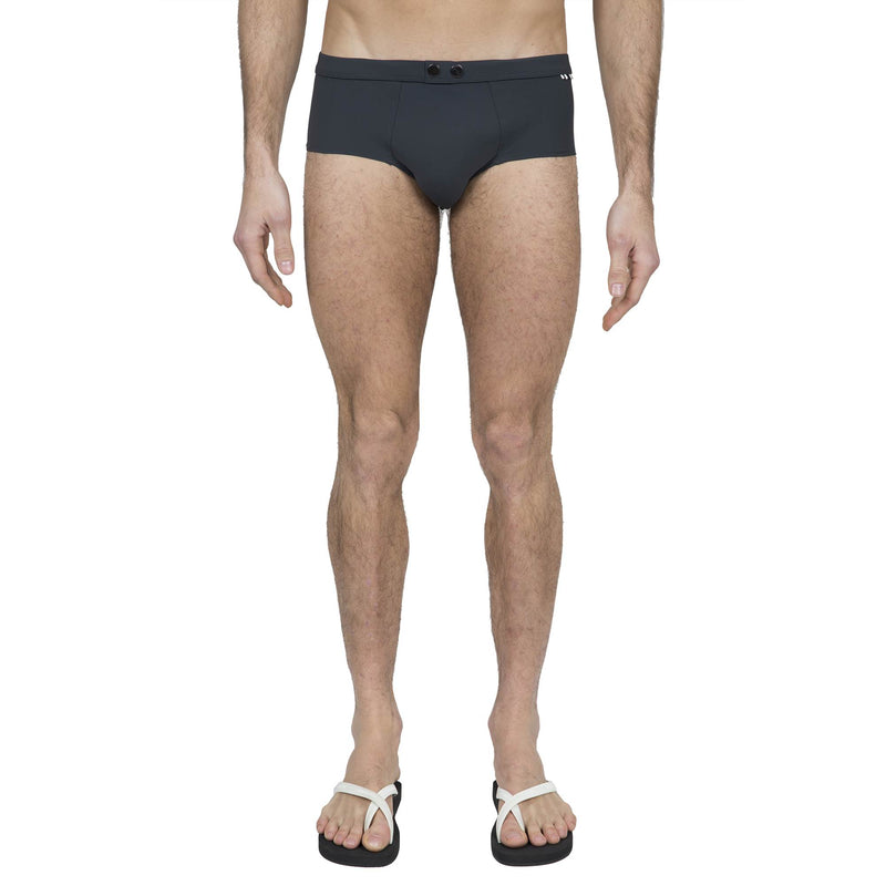 SLATE LYCRA BRIEF