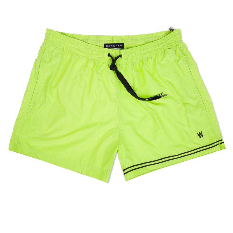 GREEN ELASTICATED SWIM SHORT