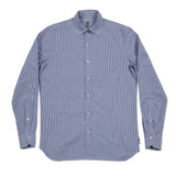 LONG SLEEVE STRIPED SHIRT IN LINEN AND COTTON