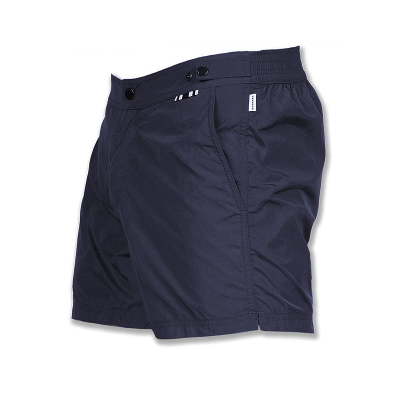 NAVY TAILORED SWIM SHORT