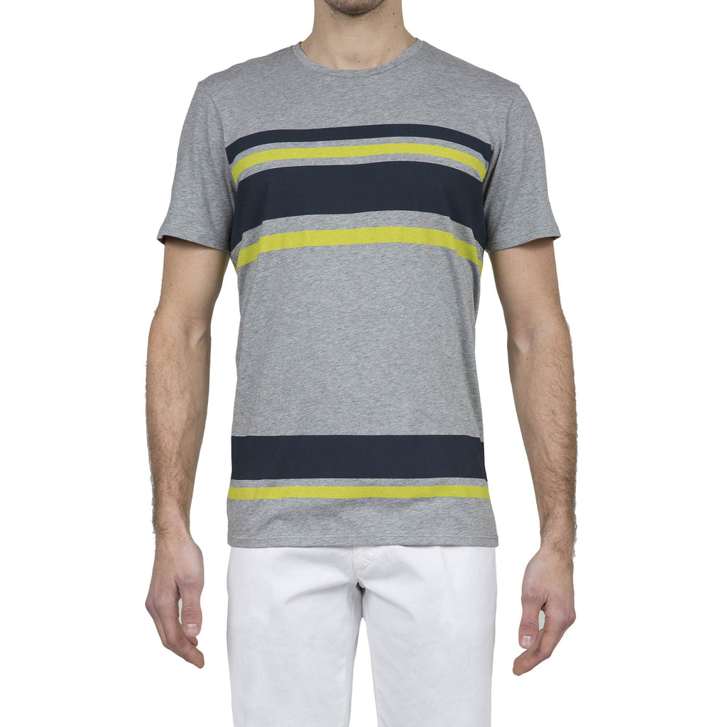 COTTON JERSEY T-SHIRT WITH BICOLOR PRINT