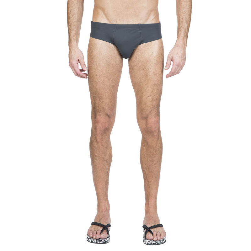 SLATE LYCRA BRIEF