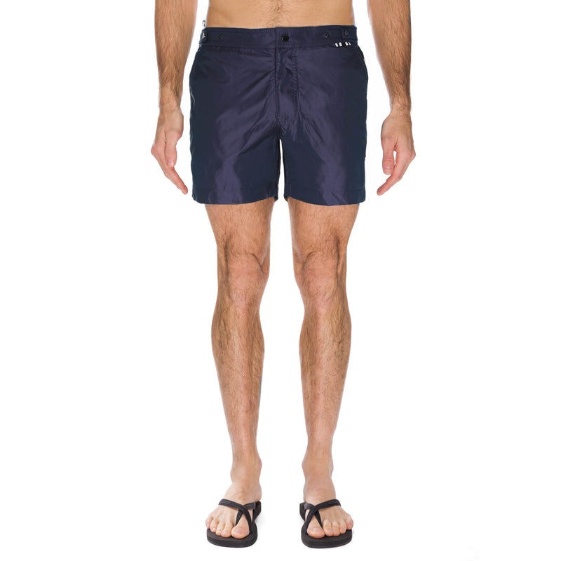 NAVY TAILORED SWIM SHORT