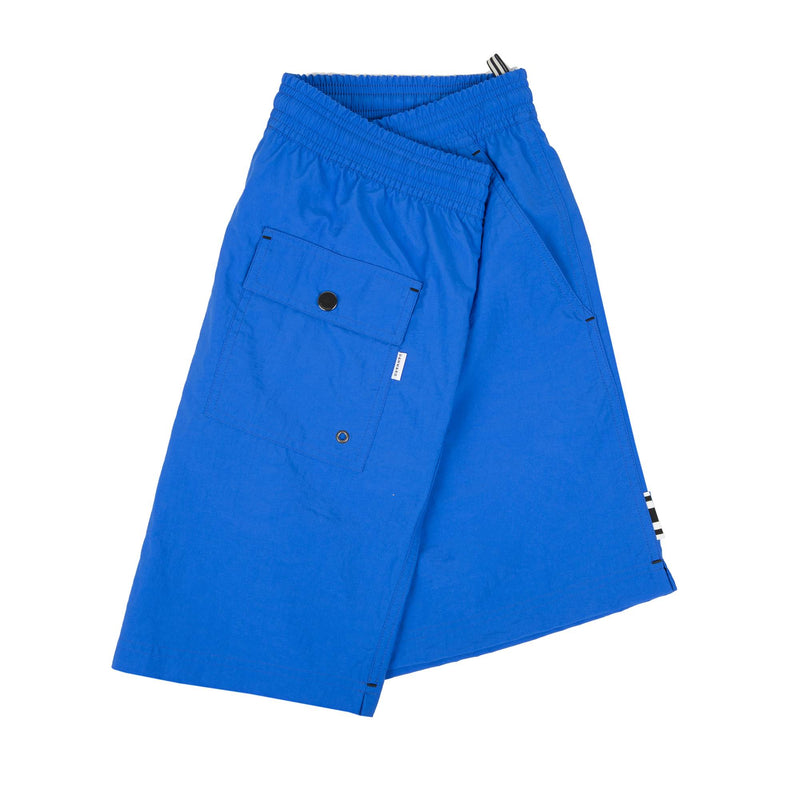 OCEAN ELASTICATED NYLON LONG SWIM SHORT