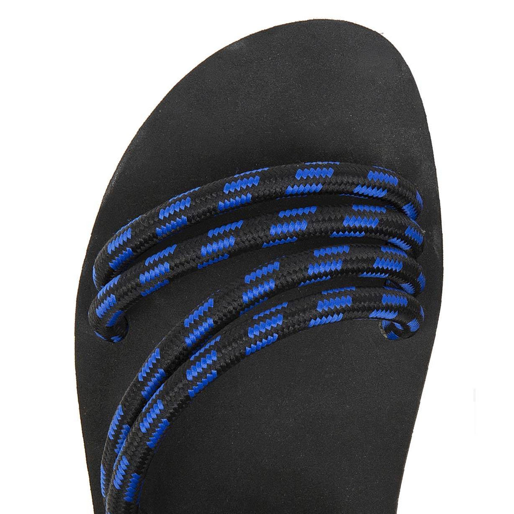 FASHION FLIP-FLOP WITH BICOLOR MICRO SOLE AND ELASTICATED CORD UPPER