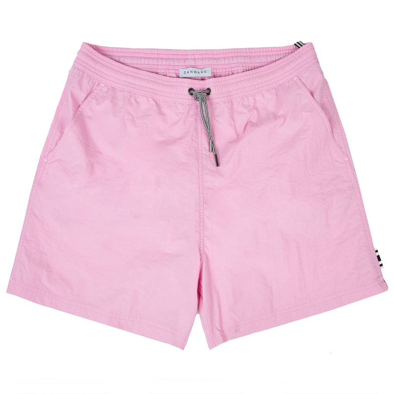 ROSE ELASTICATED NYLON LONG SWIM SHORT